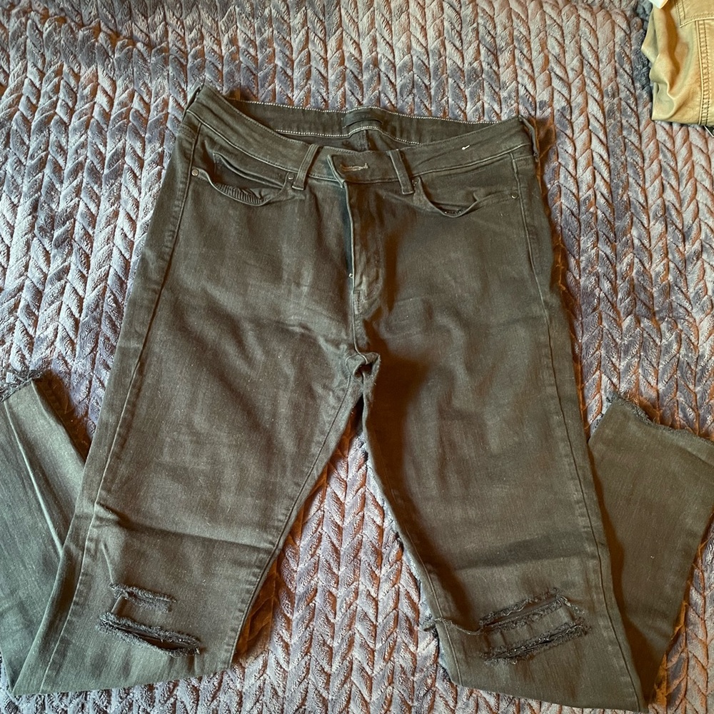 uniqlo black jeans